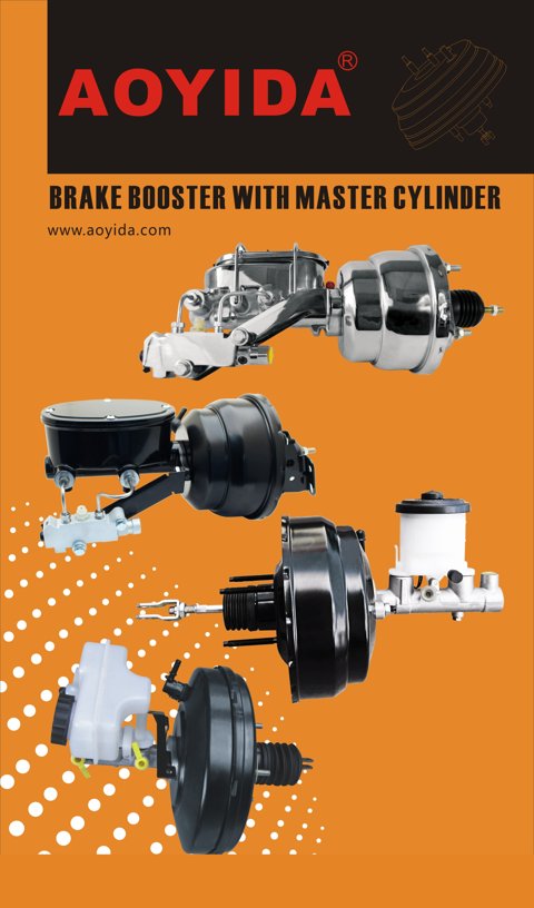 AOYIDA brake booster with master cylinder assemblies trade fair banner
